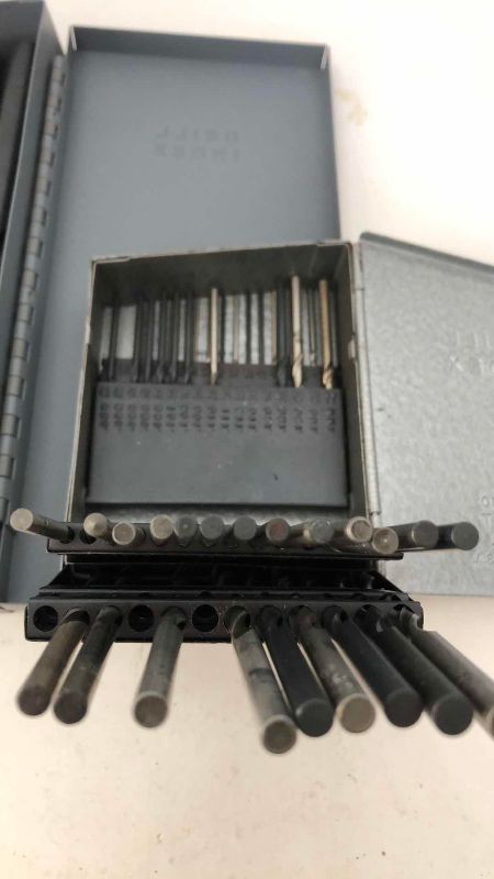 Photo 1 of 2 HUOT DRILL BIT CASES WITH BITS