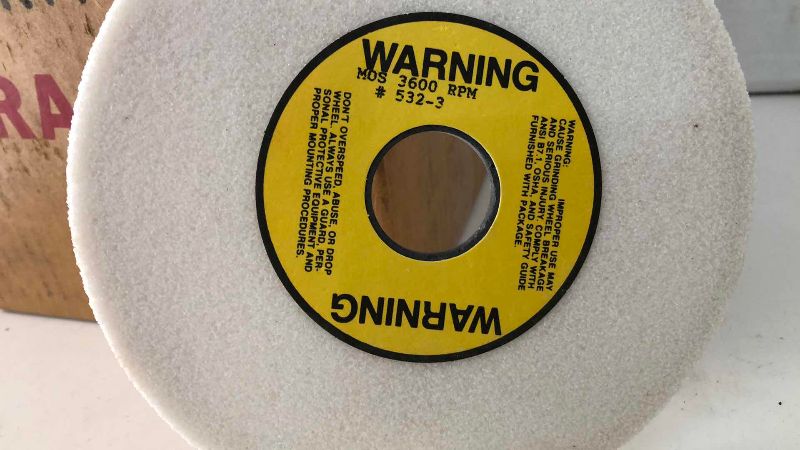 Photo 1 of 9-WARNING 46 GRIT 7” X 1/4” X 1 1/4”