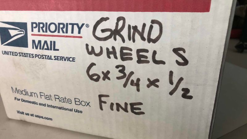 Photo 1 of 8-GRIND WHEELS 6” X 3/4” X 1/2”