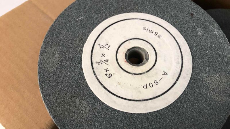 Photo 1 of 8-GRIND WHEELS 6” X 3/4” X 1/2”