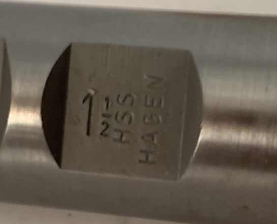 Photo 1 of HAGEN HIGH SPEED STEEL END MILL