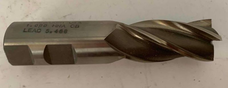 Photo 1 of BRUBAKER SPECIAL 1” FLUTE END MILL