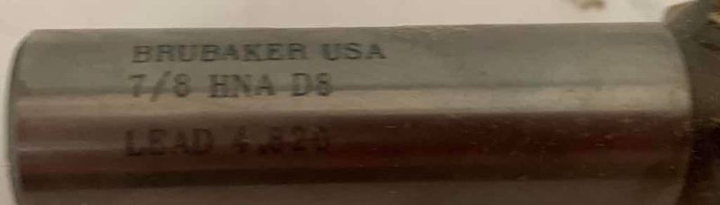 Photo 1 of BRUBAKER END MILL