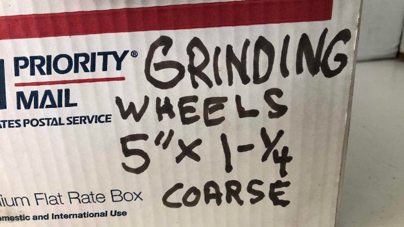 Photo 1 of 9 CONE GRINDING WHEELS 5” X 1 1/4” COARSE