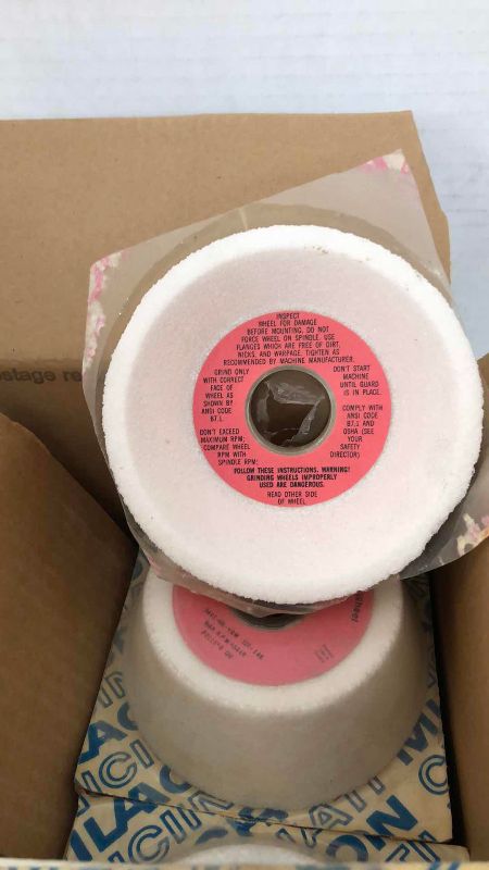Photo 1 of 9 CONE GRINDING WHEELS 5” X 1 1/4” COARSE