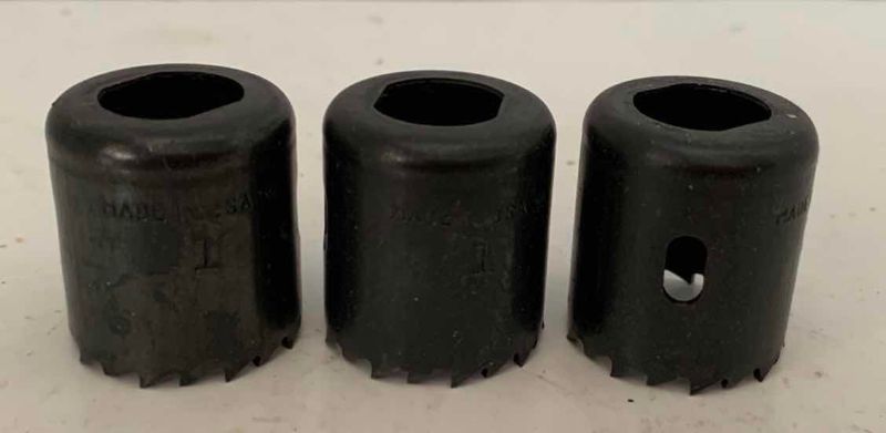 Photo 1 of DISSTON CARBON STEEL HOLE SAWS 3 X 3” AND 3 X 1”