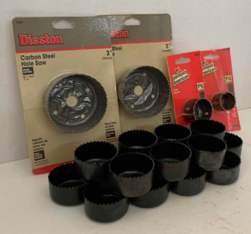 Photo 1 of 20 HOLE SAWS 3”, 1 5/8”, 1/14”, 2”