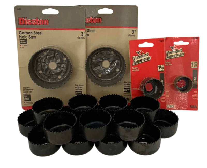 Photo 1 of 20 HOLE SAWS 3”, 1 5/8”, 1/14”, 2”