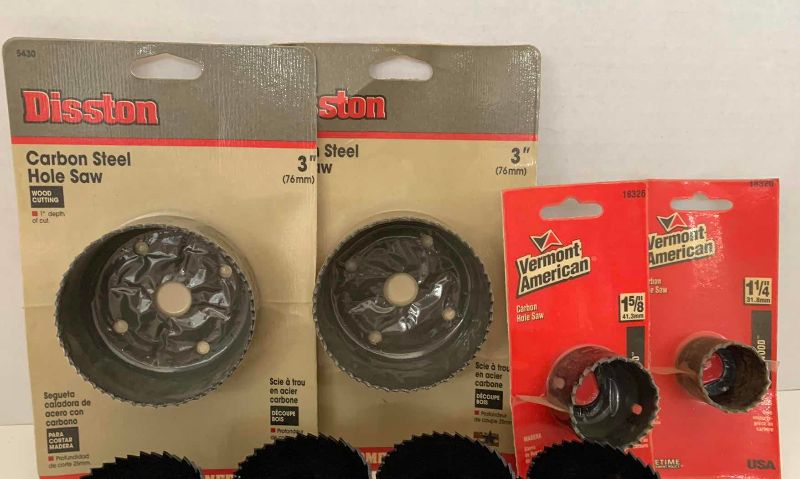 Photo 1 of 20 HOLE SAWS 3”, 1 5/8”, 1/14”, 2”