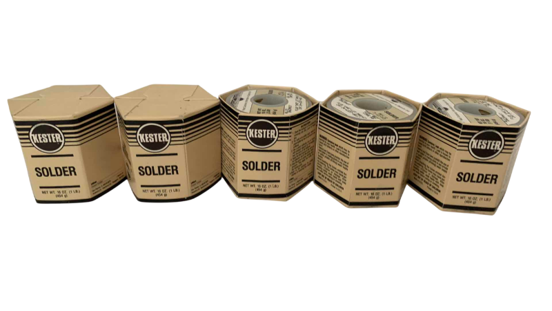 Photo 1 of 5 ROLLS OF SOLDER