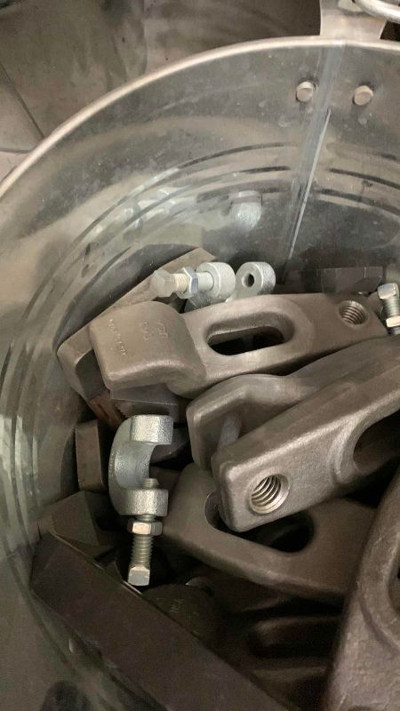 Photo 1 of BUCKET OF MACHINE STRAP CLAMPS