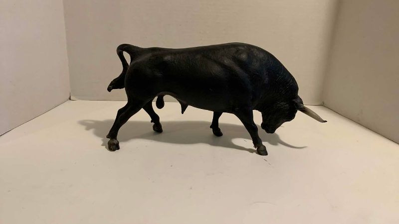 Photo 1 of BULL AND COW STATUES AND SALT AND PEPPER SHAKERS