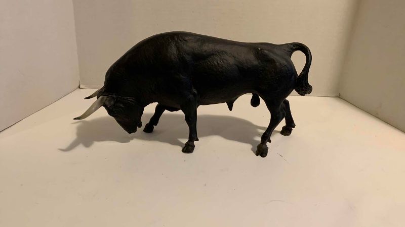 Photo 1 of BULL AND COW STATUES AND SALT AND PEPPER SHAKERS