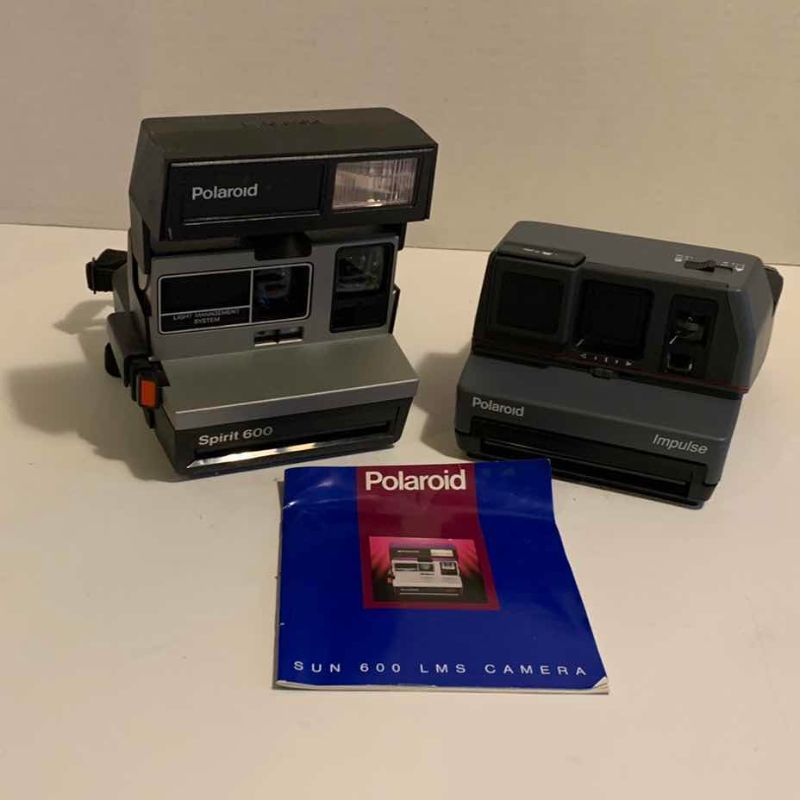 Photo 1 of 2 VINTAGE POLAROID FILM CAMERAS