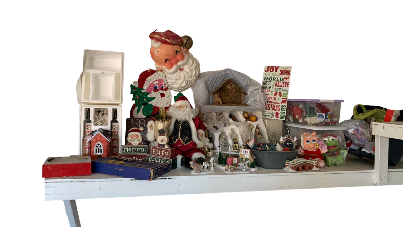 Photo 1 of CHRISTMAS DECORATIONS AND GOODS