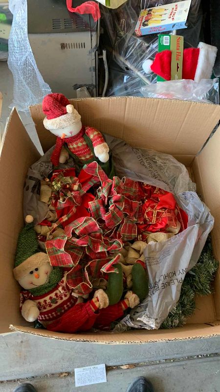 Photo 1 of 3 TUBS OF  CHRISTMAS DECORATIONS