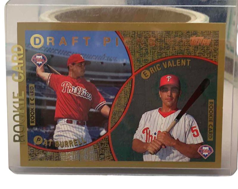Photo 1 of 1999 PAT BURRELL ERIC VALET TOPPS MLB BASEBALL ROOKIE CARD