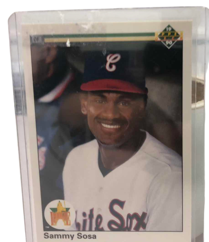 Photo 1 of 1990 UPPER DECK SAMMMY SOSA ROOKIE MLB BASEBALL  CARD