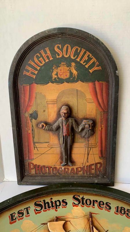 Photo 1 of 2 VINTAGE 3-D PIECES OF ARTWORK 24”