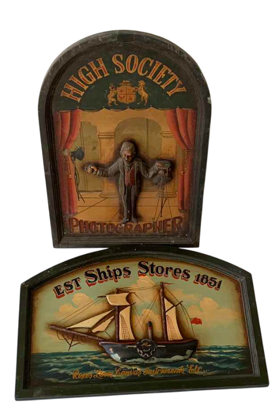 Photo 1 of 2 VINTAGE 3-D PIECES OF ARTWORK 24”