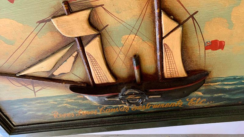 Photo 1 of 2 VINTAGE 3-D PIECES OF ARTWORK 24”