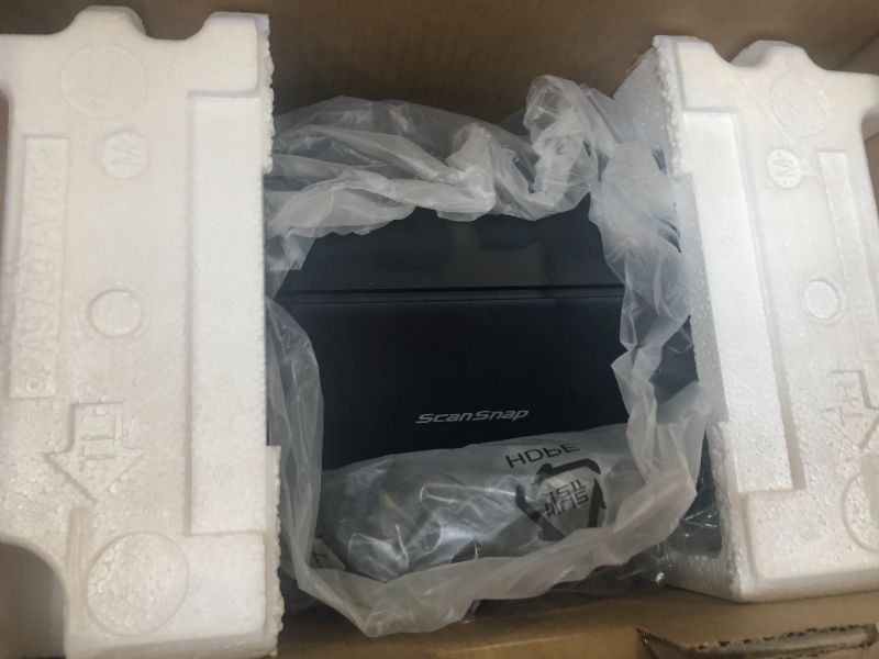 Photo 1 of ScanSnap iX1400 High-Speed Simple One-Touch Button Color Document, Photo & Receipt Scanner with Auto Document Feeder for Mac or PC, Black