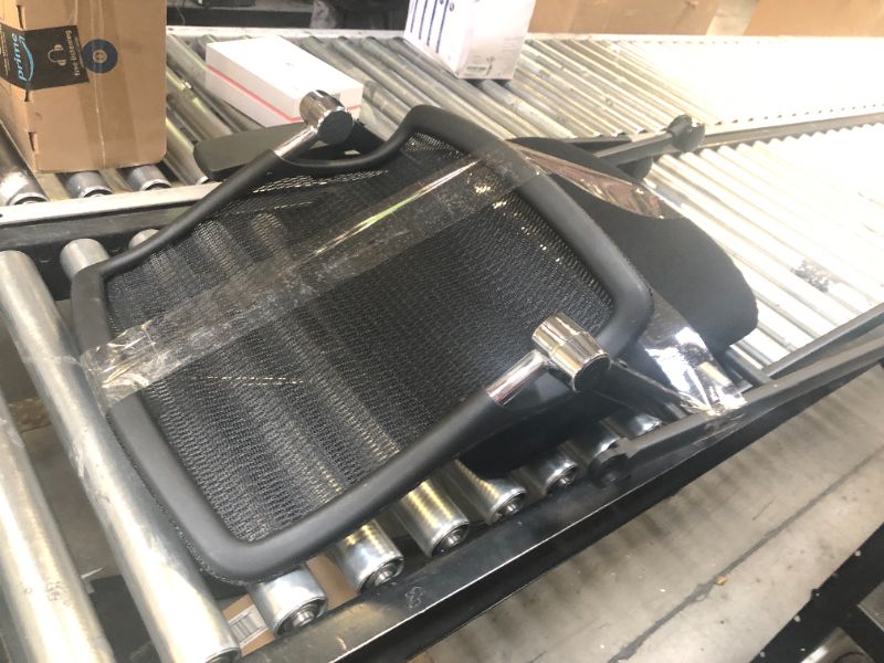 Photo 1 of BROBRIYO PRO, Stackable & Foldable Conference Room Chairs with 2X Thick Cushion, Lumbar Support, Armrest - Mesh Bouncing Back for Office Meeting, Conference, Training Room Chair 1 Pack