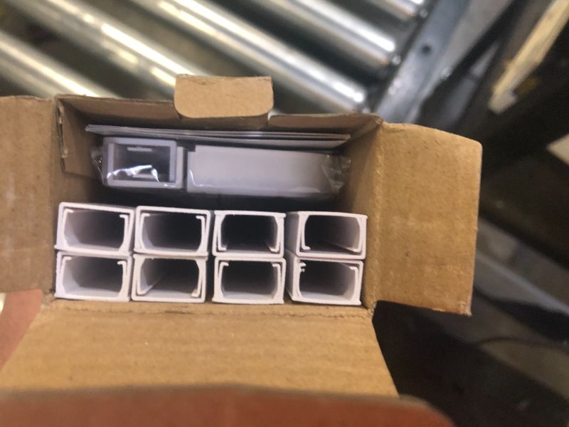 Photo 1 of 125in Cord Hider - Yecaye One-Cord Channel Cable Concealer - Cord Cover Wall - Easy Install Cable Management System for Max 2 Small Wires