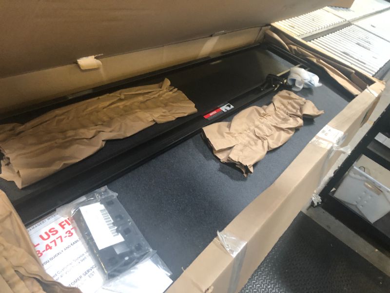 Photo 1 of Tonno Pro Hard Fold, Hard Folding Truck Bed Tonneau Cover | HF-558 | Fits 2014 - 2021 Toyota Tundra (includes track sys. clamp kit) 5' 7" Bed (66.7")