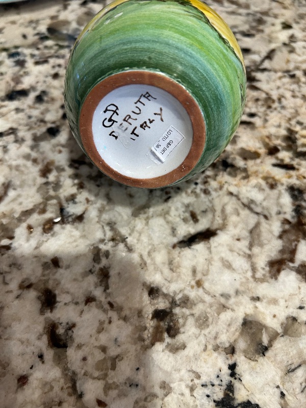 Photo 1 of DECORATIVE HAND PAINTED BOTTLES LAZY SUSAN