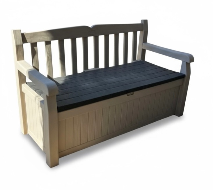 Photo 1 of KETER SOLANA 70 GALLON STORAGE BENCH DECK BOX 55" X 23"