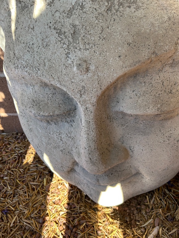 Photo 1 of LARGE CEMENT BUDDA FACE H 48"