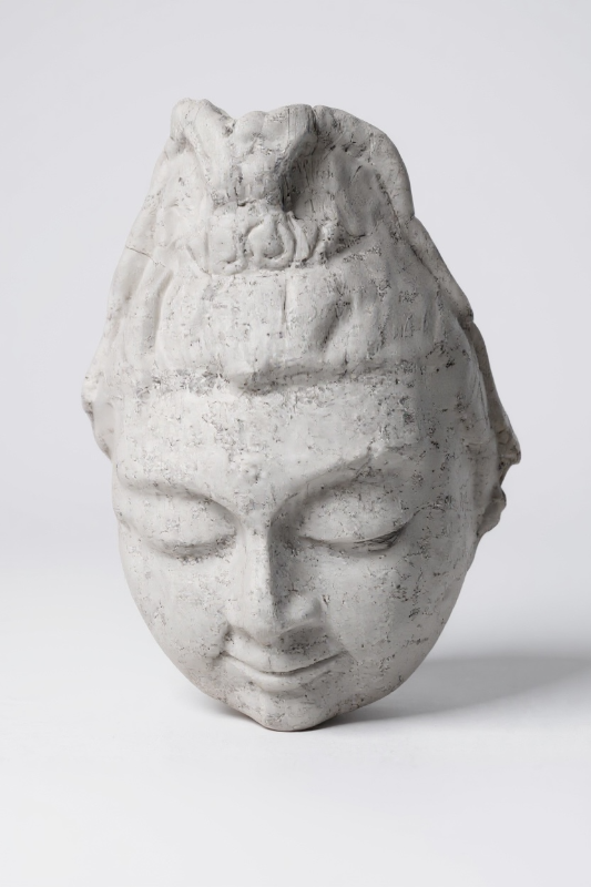 Photo 1 of LARGE CEMENT BUDDA FACE H 48"