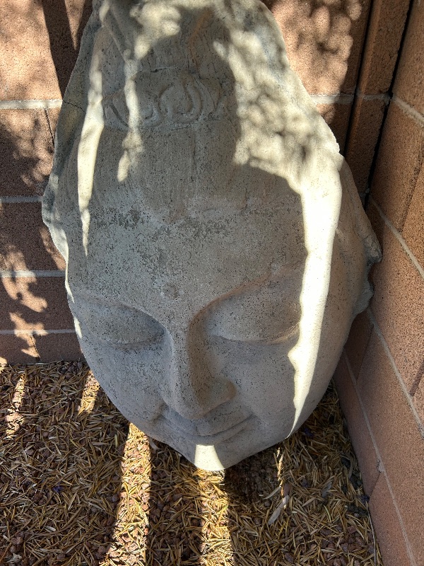 Photo 1 of LARGE CEMENT BUDDA FACE H 48"