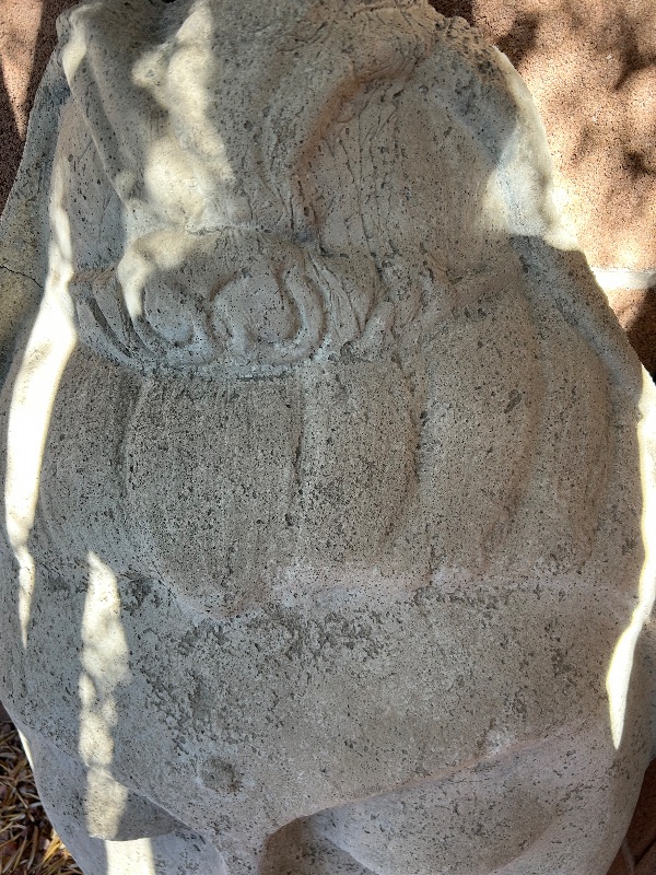 Photo 1 of LARGE CEMENT BUDDA FACE H 48"