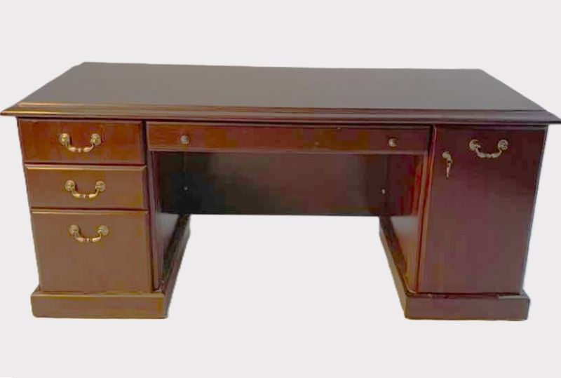 Photo 1 of TRADITIONAL EXECUTIVE DESK BY INTEGRATED OFFICE 70"X 24" H 29"