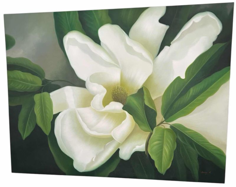 Photo 1 of DOLCE MAGNOLIA ART PRINT 48" X 36"