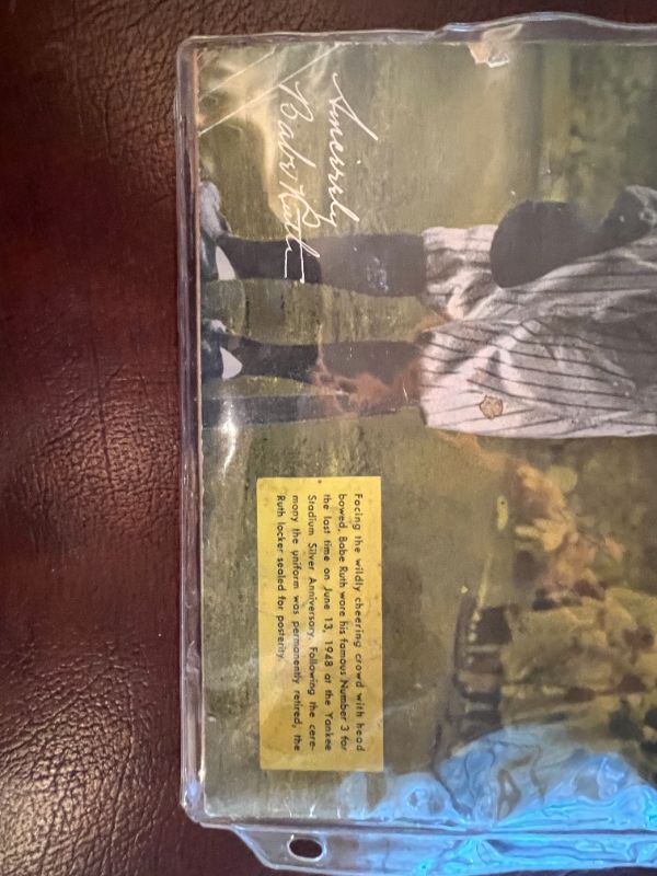 Photo 1 of 1948 DELL MAGAZINE “BABE RUTH AS I KNEW HIM” IN PLASTIC SLEEVE