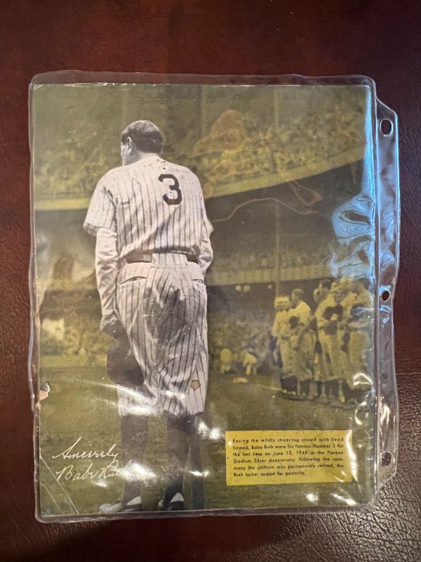 Photo 1 of 1948 DELL MAGAZINE “BABE RUTH AS I KNEW HIM” IN PLASTIC SLEEVE