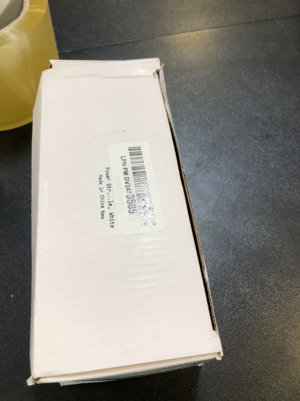 Photo 1 of Power Strip with USB, BTU Wall Mount Power Outlet with 2 AC Outlets, 2 USB Ports, 6.56ft Extension Cord, Mountable Under Desk, Workbench, Nightstand, Dresser, Table, White