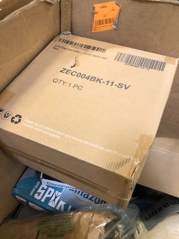 Photo 1 of HEYNEMO Single Serve Coffee Maker with Grinder, Coffee Machine with Grinder for Pods & Ground Coffee & Teas, 6 to 14oz Brew Sizes, 50 oz Removable Water Tank, Self-cleaning Function, Black