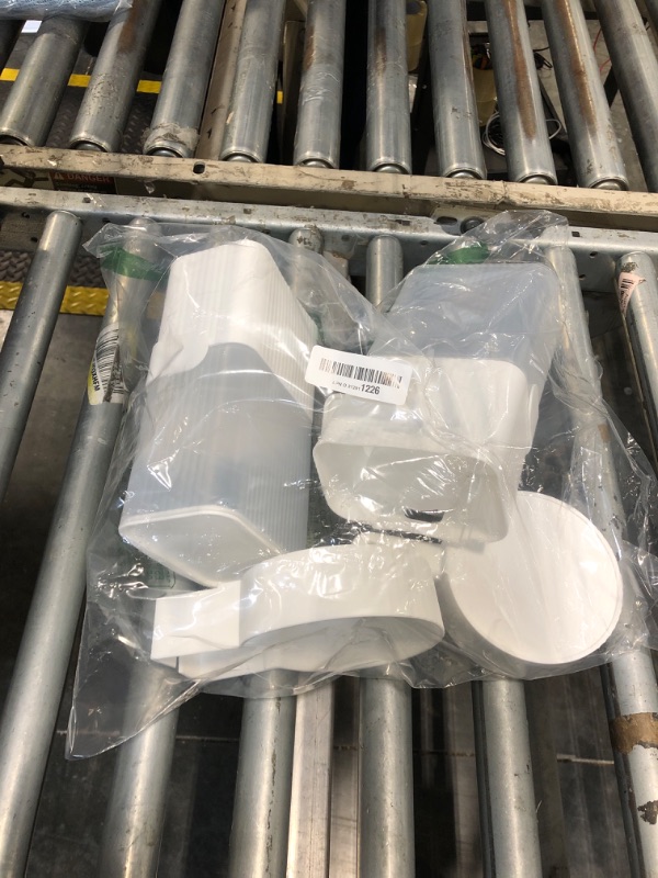Photo 1 of ***missing parts***Lemtrflo Rabbit Feeder for Cage,Hanging Automatic Cat Feeder and Water Dispenser,Ferret Cage Accessories,Food Water Bowl for Cats Rabbit Guinea Pig Cages(Cage Grid Spacing Over 1.2'')
