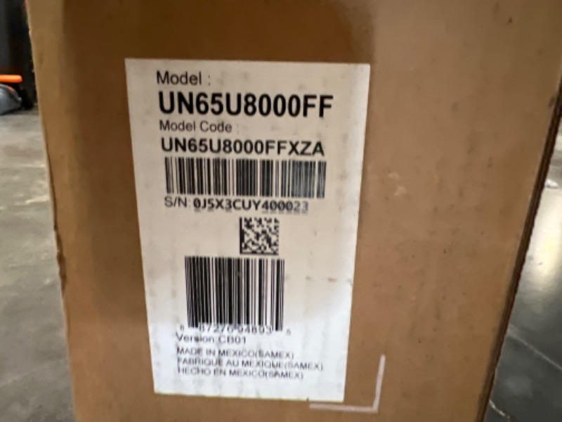 Photo 1 of *** BROKEN TV *** FOR PARTS ONLY FINALK SALE NO RETURNS ***Samsung 65-Inch Class Crystal UHD U8000F 4K Smart TV (2025 Model) Endless Free Content, Crystal Processor 4K, MetalStream Design, Knox Security, Alexa Built-in