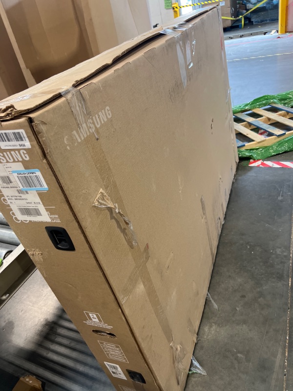 Photo 1 of *** BROKEN TV *** FOR PARTS ONLY *** FINAL SALE NO RETURNS ***Samsung 85-Inch Class QLED 4K Q60D Series Quantum HDR Smart TV w/Object Tracking Sound Lite, Motion Xcelerator, Slim Design, Gaming Hub, Alexa Built-in (QN85Q60D, 2024 Model)