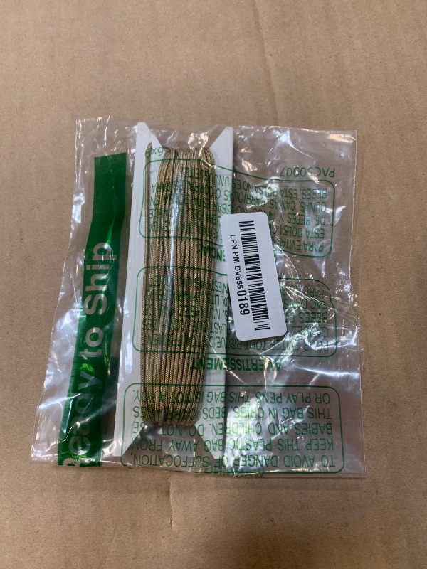 Photo 1 of 1.8mm Tan Window Blind Cord, String (50 feet)