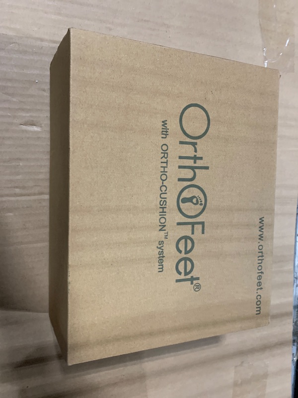 Photo 1 of ** SIMILAR ** Orthofeet Women's Orthopedic Grey Knit Kita Hands-Free Sneakers, Size 8 Wide. 