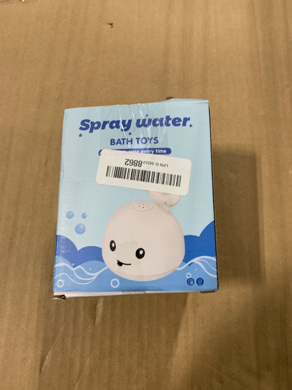 Photo 1 of **DAMAGE TO THE BOX ** 2025 Upgraded?Gigilli Baby Whale Bath Toy - Easy Charging Bath Toys for Kids Ages 1-3 Light Up Bath Fountain Toy 6-12-18 Months Toddlers Bathtub Toy Sprinkler Baby Easter Gifts Easter Basket Stuffers