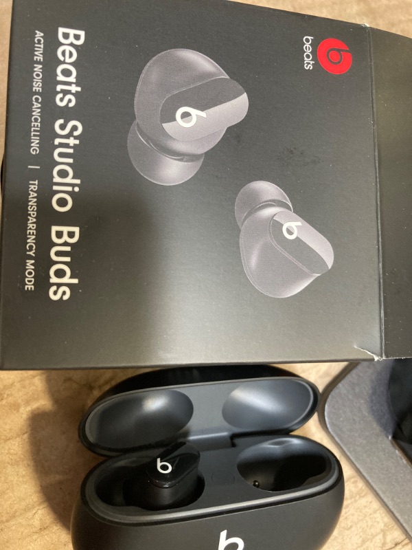 Photo 1 of **ONE PIECE** Beats Studio Buds - True Wireless Noise Cancelling Earbuds - Compatible with Apple & Android, Built-in Microphone, IPX4 Rating, Sweat Resistant Earphones, Class 1 Bluetooth Headphones - Black