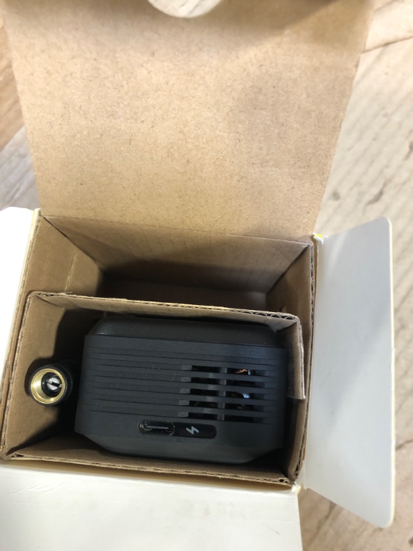 Photo 1 of **MISSING ACCESORIES**HOTO Mini Bike Tire Pump, 25s Fast Inflate Bicycle Pump with Guage, 150PSI Portable Electric Bike Air Pump with Presta and Schrader Valve for Road Bike, Motorcycle, Mountain Bike, Car, Sports Ball