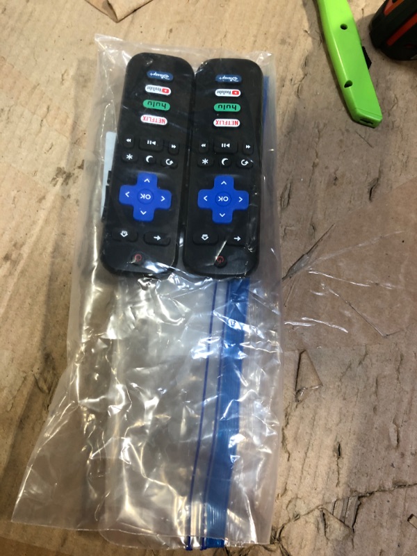 Photo 1 of (Pack of 2) Replacement-Remote-Control for Roku-TV,Compatible for TCL Roku/Hisense Roku/Onn Roku/Philips Roku Smart TVs(Not for Roku Stick and Box)